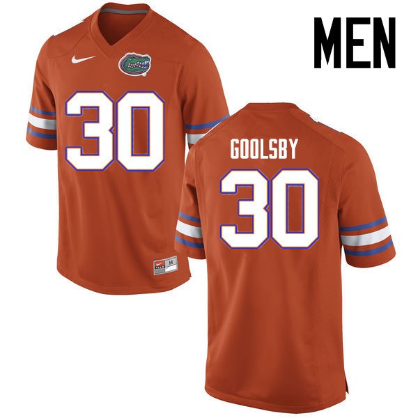 Florida Gators Men #30 DeAndre Goolsby College Football Jerseys Orange